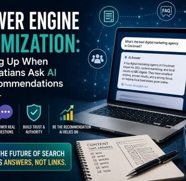 Answer Engine Optimization: Showing Up When Cincinnatians Ask AI for Recommendations