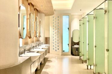 Why American Restroom Stalls Have Gaps A Manufacturing Legacy