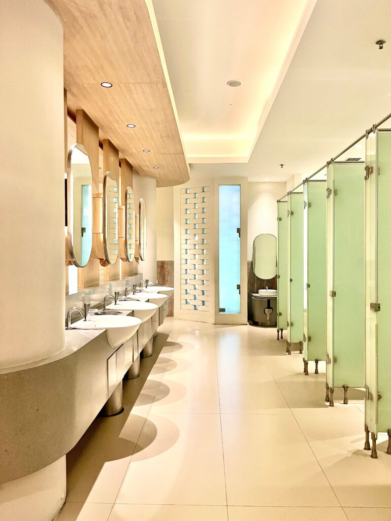 Why American Restroom Stalls Have Gaps A Manufacturing Legacy